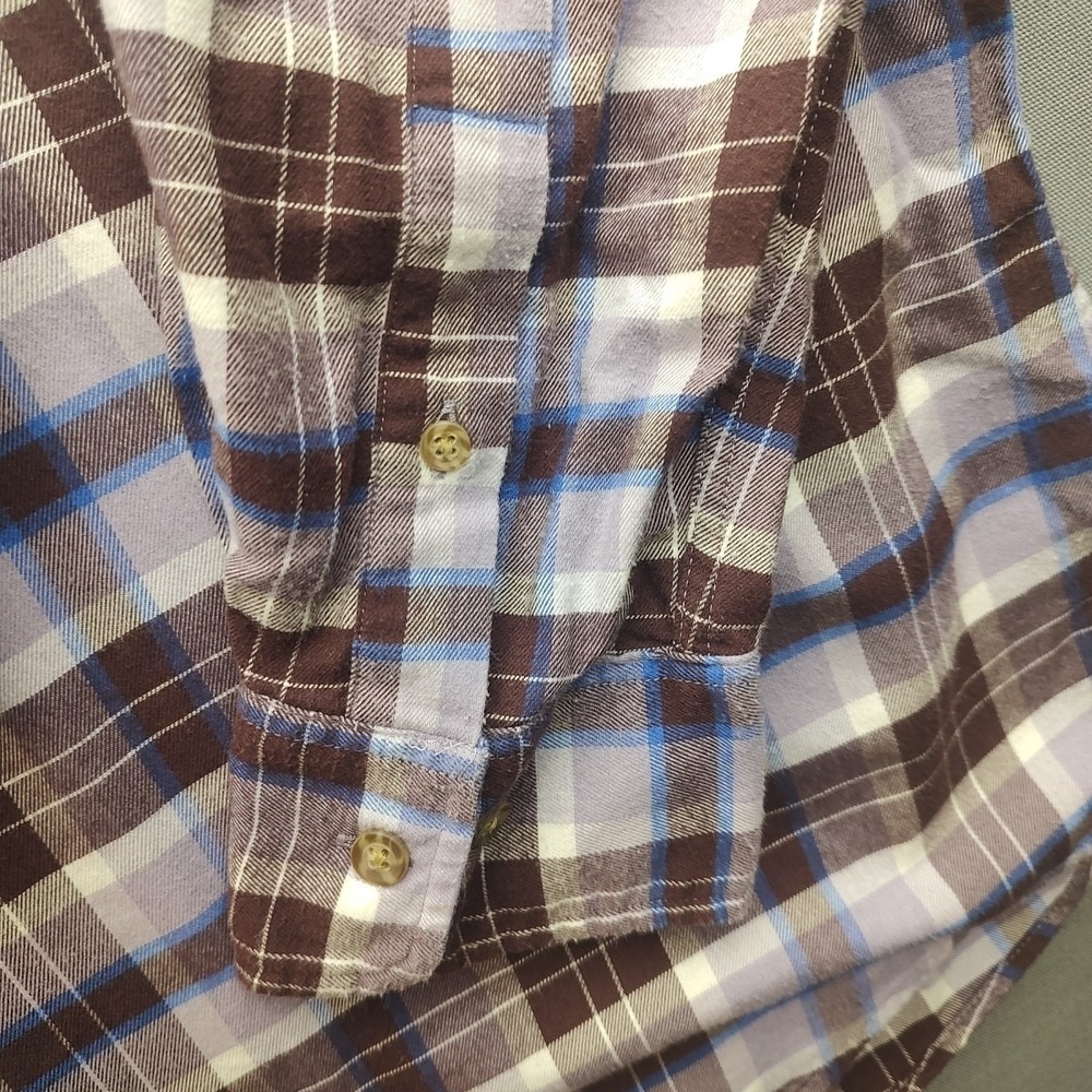 Johnny O Mens Multi-colored Plaid‎ Button Up shirt Long Sleeve Extra Large - Picture 5 of 14